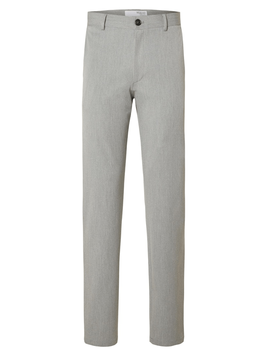 Selected Men Bukser & Jeans 16086234_darkgreymelange_33/32 - Bygholm Menswear